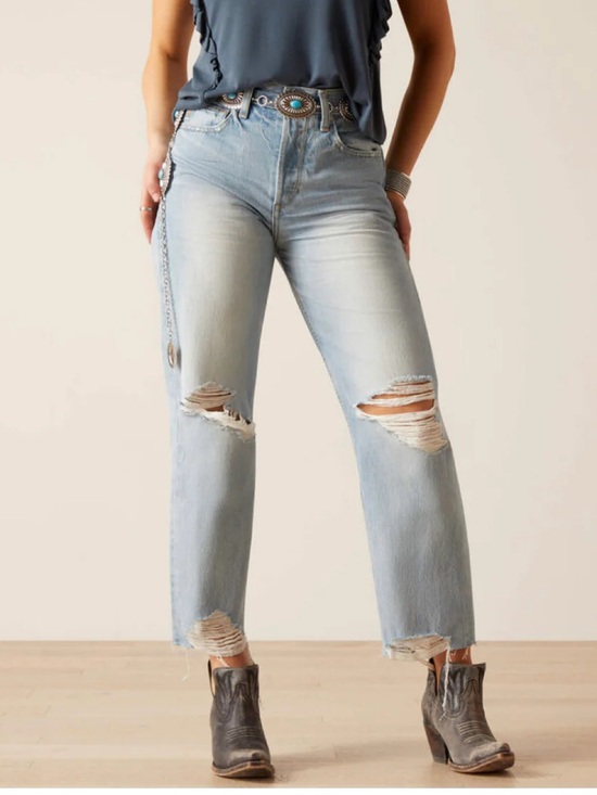 Ariat Denim - ARIAT Women’s Tomboy Straight Ultra High Rise 30R